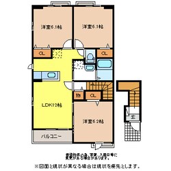 村井駅 徒歩7分 2階の物件間取画像